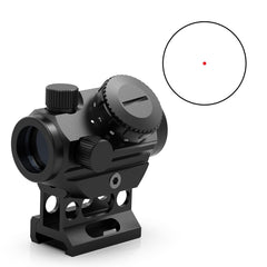 102T RED DOT SIGHT AIRSOFT RED DOT SCOPE WITH HIGH MOUNT RAIL