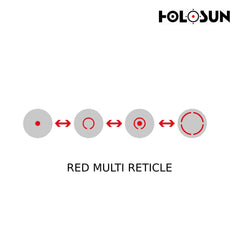 Holosun HS507COMP Red Dot Sight Multi Reticle